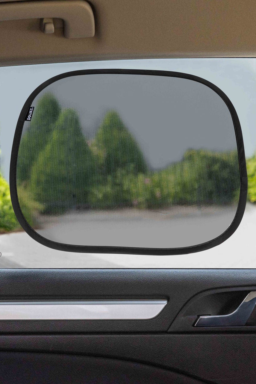 Static Car Sunshade 2pcs - Black