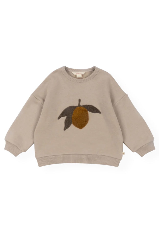 Lou Terry Sweat Shirt - Lemon