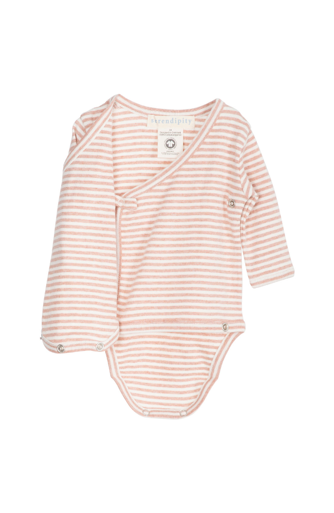 Newborn Wrap Body - Clay / Off White