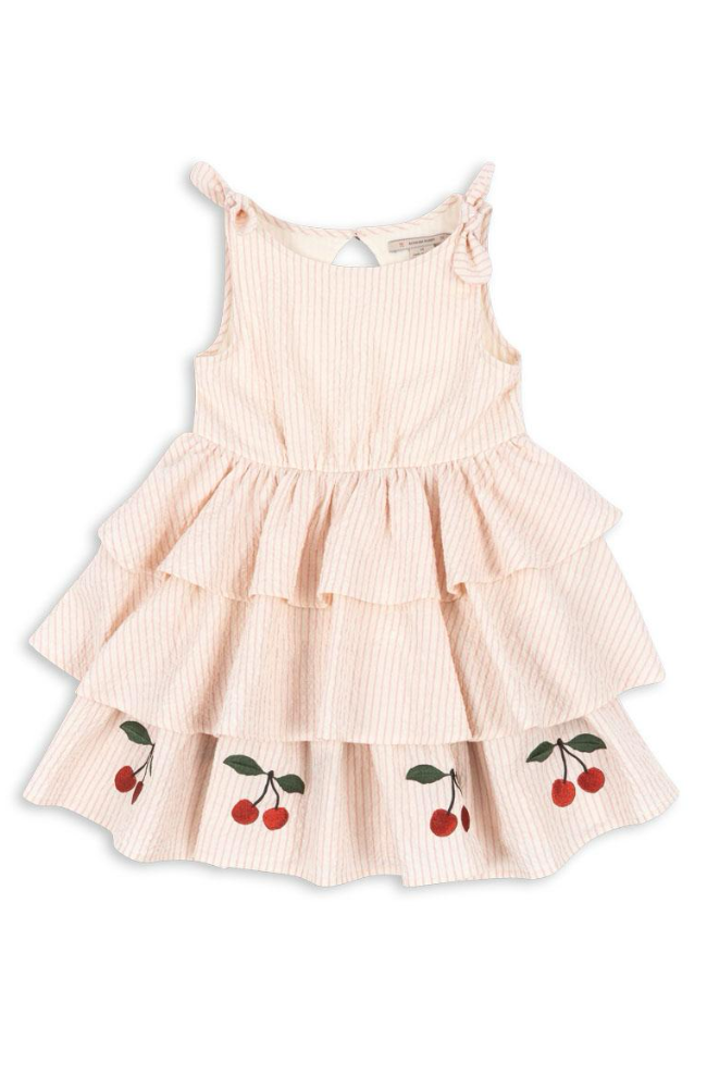 Ellie Dress - Peony Stripe