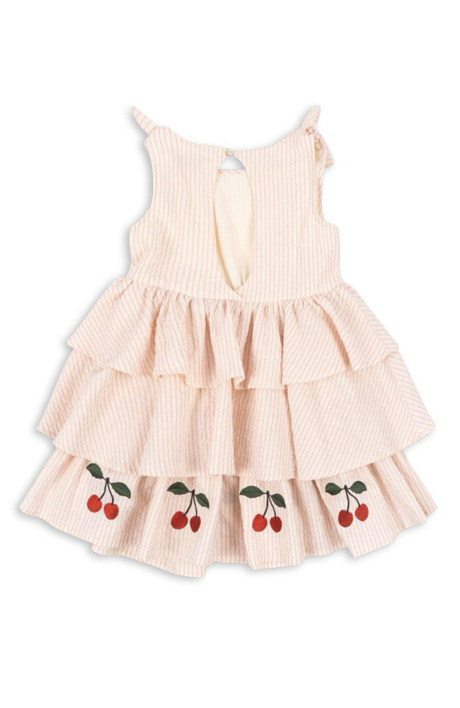 Ellie Dress - Peony Stripe