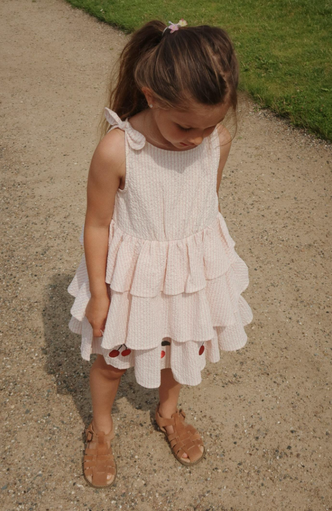 Ellie Dress - Peony Stripe