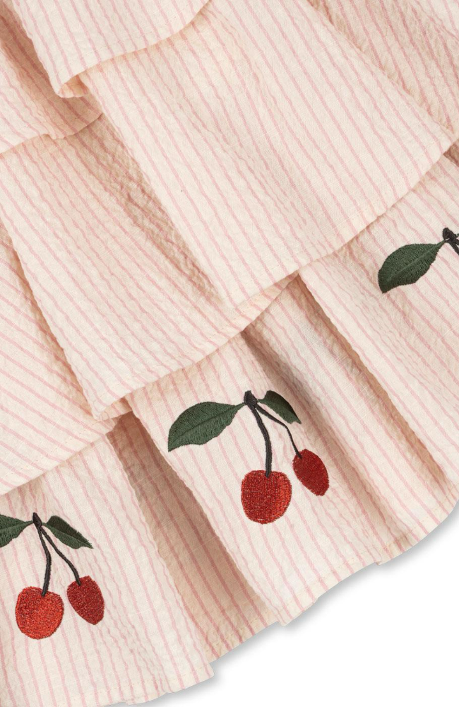Ellie Dress - Peony Stripe