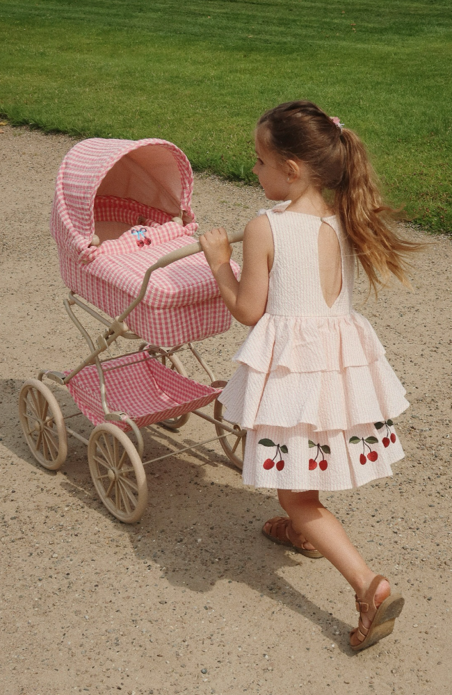 Ellie Dress - Peony Stripe