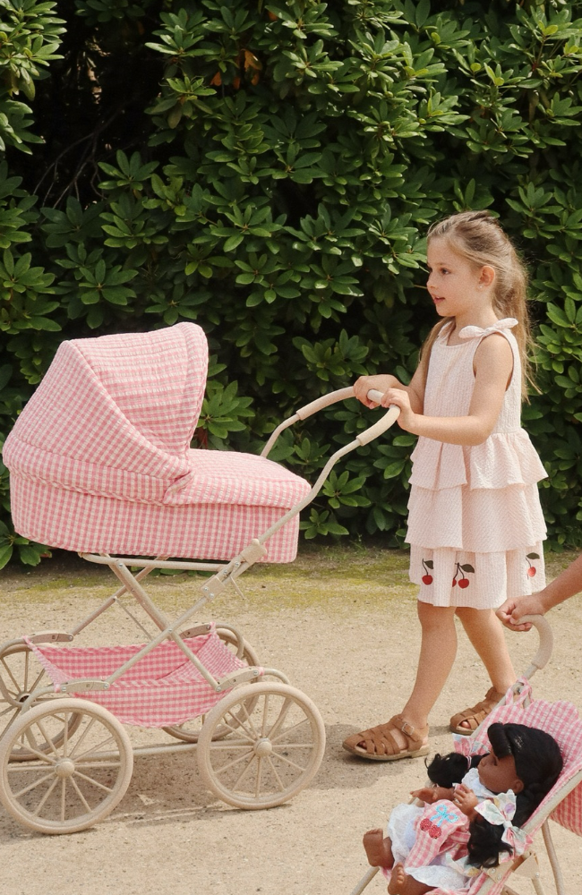 Ellie Dress - Peony Stripe