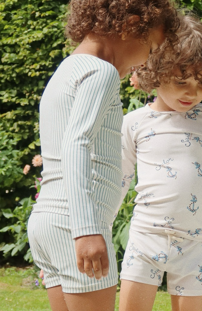 Aster Swim Blouse - Sailor Stripe