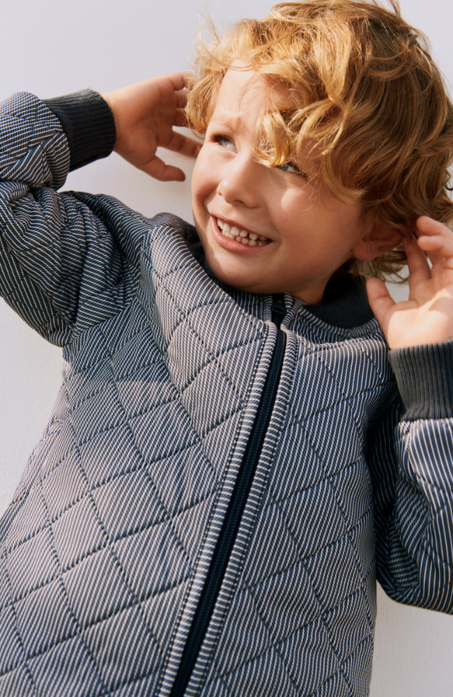 Reversible Thermo Jacket Lake - Ink Stripe
