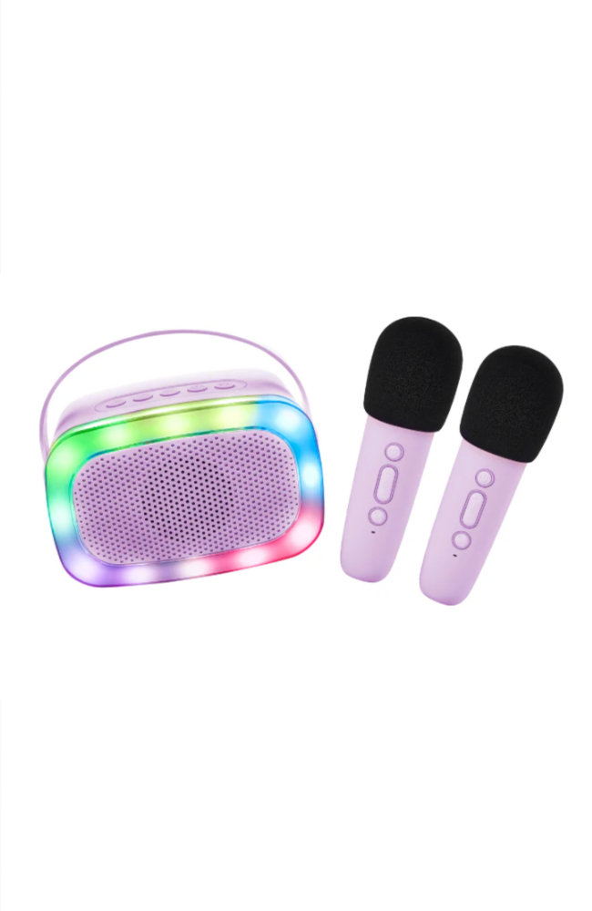Karaoke Party 2 Mic Set - Purple