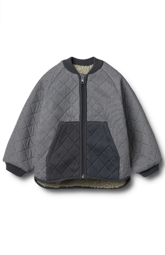 Reversible Thermo Jacket Lake - Ink Stripe