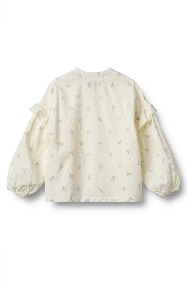 Shirt Gerda - Blue Flowers