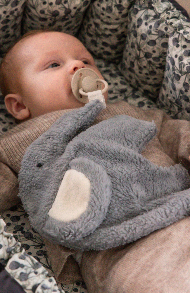Pacifier Comfort Blanket - Fanto/Dusty Blue