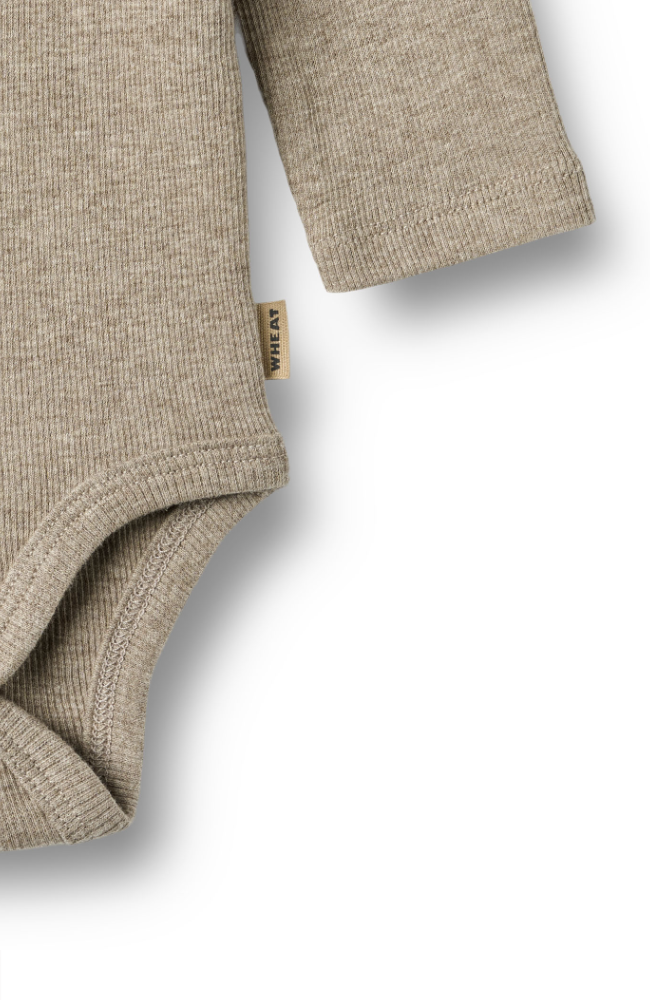 Rib Body L/S Spencer - Gravel Melange