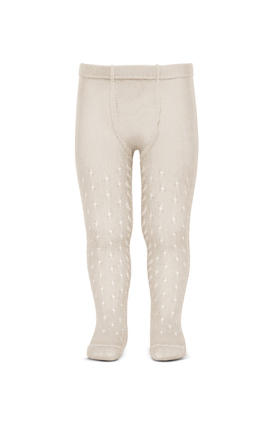 Perle Openwork Tights - 304 Linen