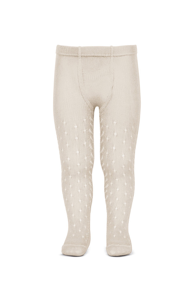 Perle Openwork Tights - 304 Linen