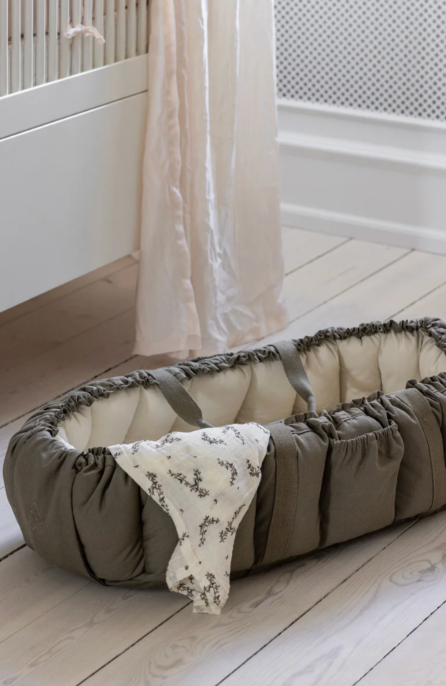 Sebra 3-in-1 Babynest - Dark Olive