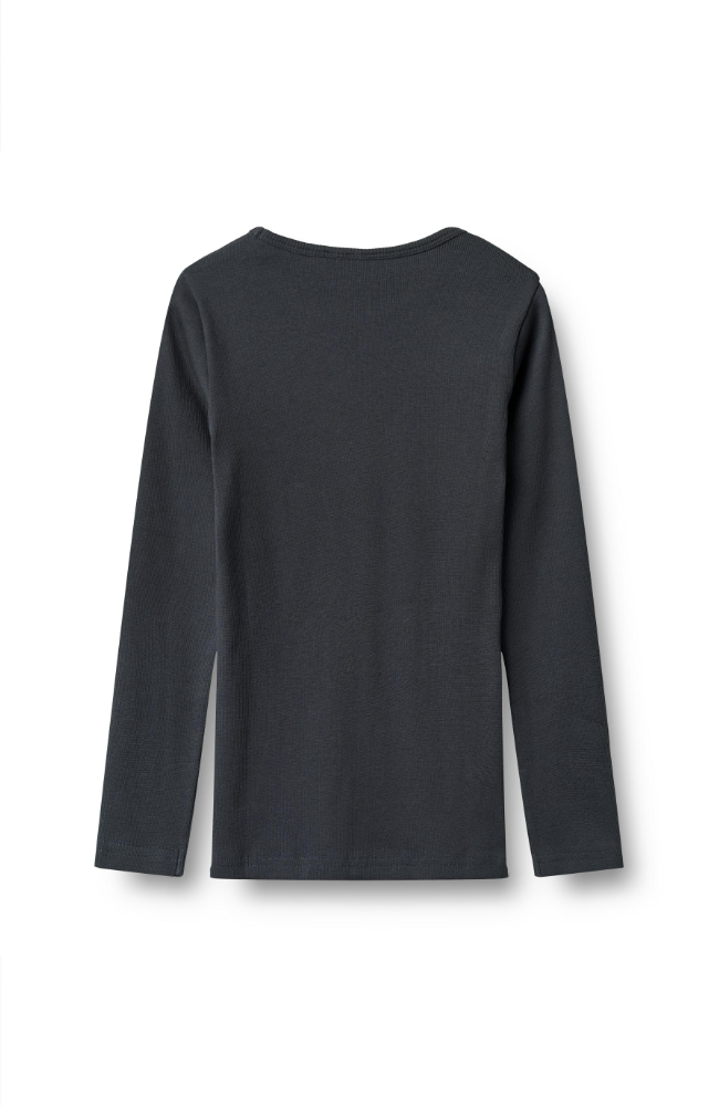 Rib T-Shirt L/S Stig - Navy