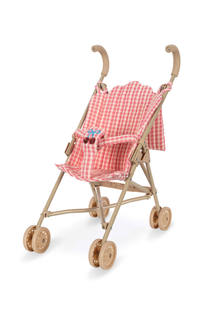 Cheeky Doll Stroller - BubbleGum Check