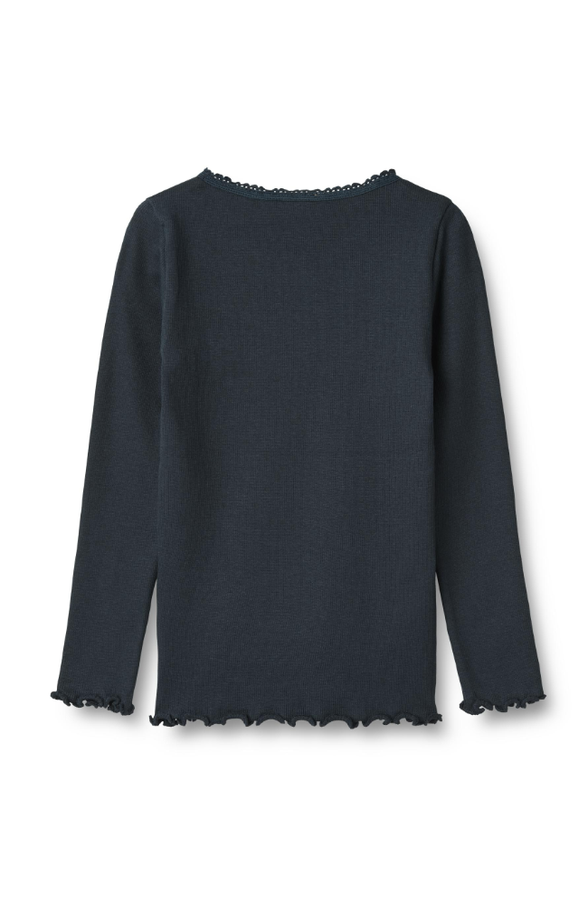 Rib T-Shirt L/S Reese - Navy