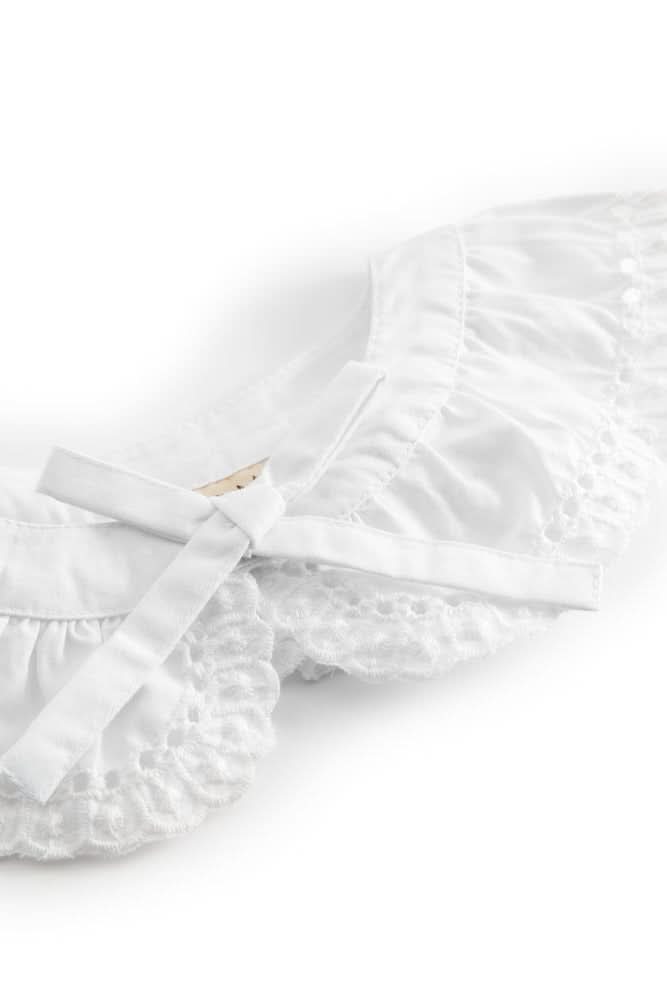 Adia Lace Collar - White