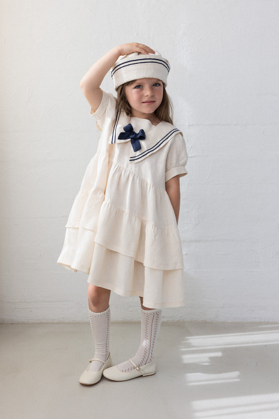 Knee Socks Pointelle - Gentle White