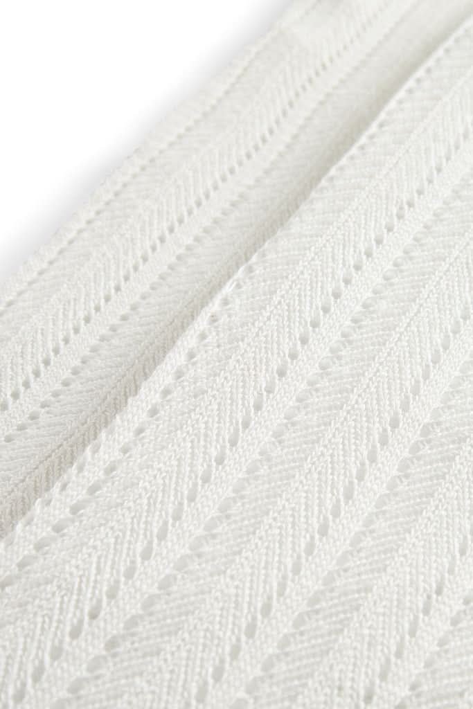 Tights Pointelle - Gentle White