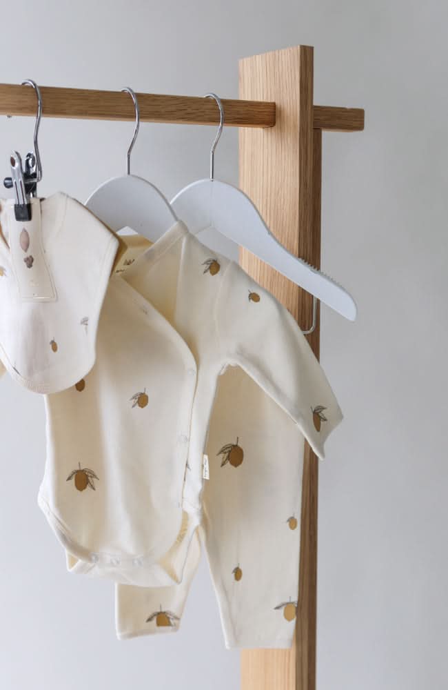 2 Pack Basic Bibs - Lemon