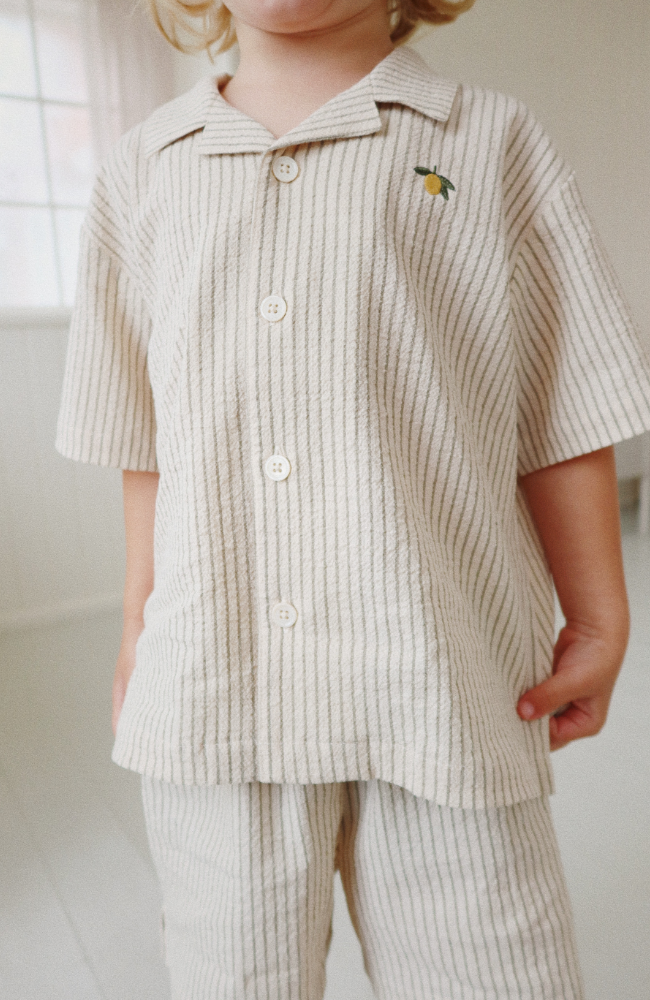 Elliot SS Shirt - Tea Stripe