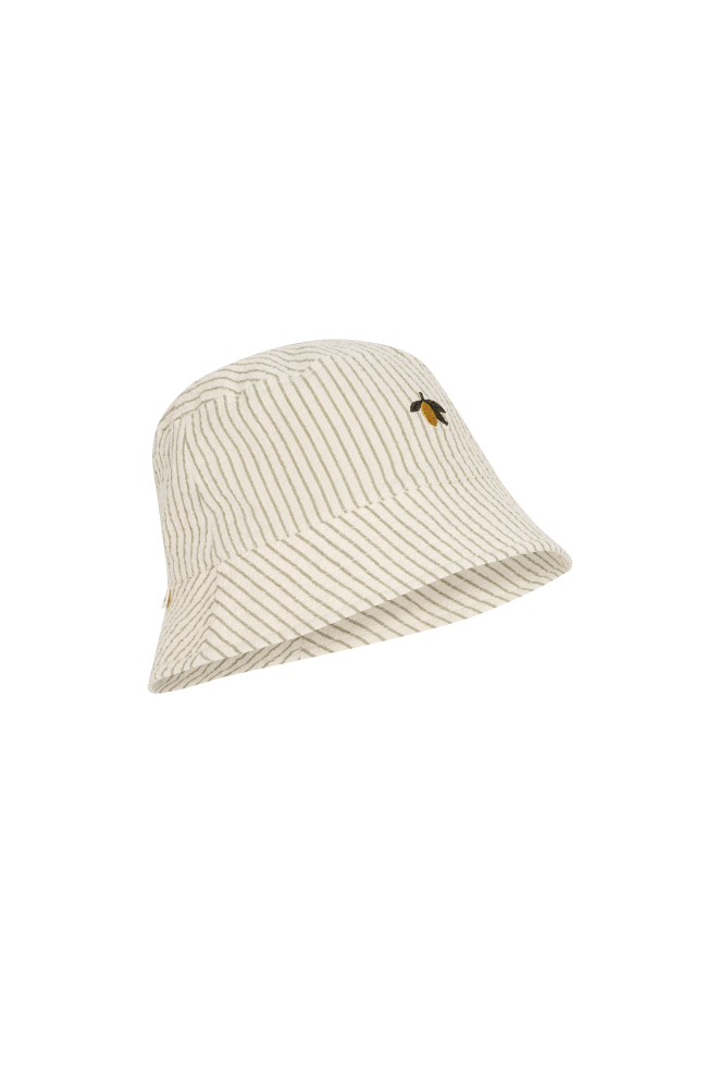 Elliot Bucket Hat - Tea Stripe