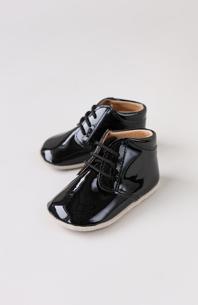 Beginners™ Lace Shoe - Black Patent