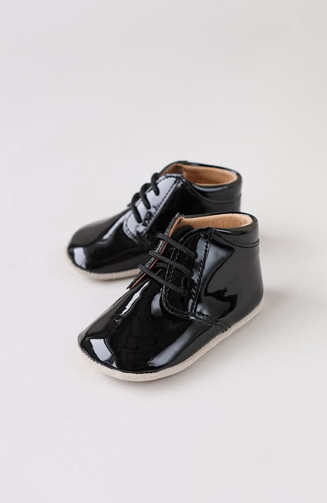 Beginners™ Lace Shoe - Black Patent