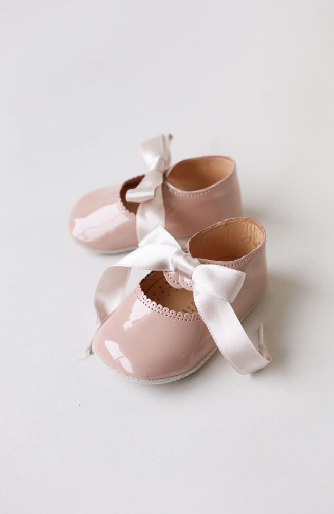 Beginners™ Lace Shoe - Dusty Rose Patent
