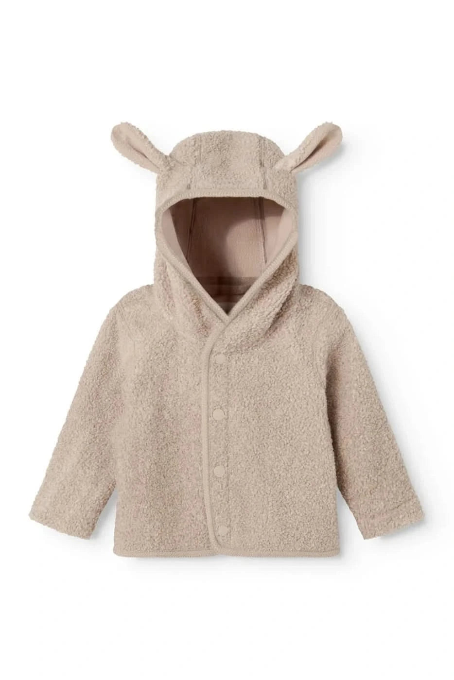 Olini Teddy Jacket - Muddy Melange