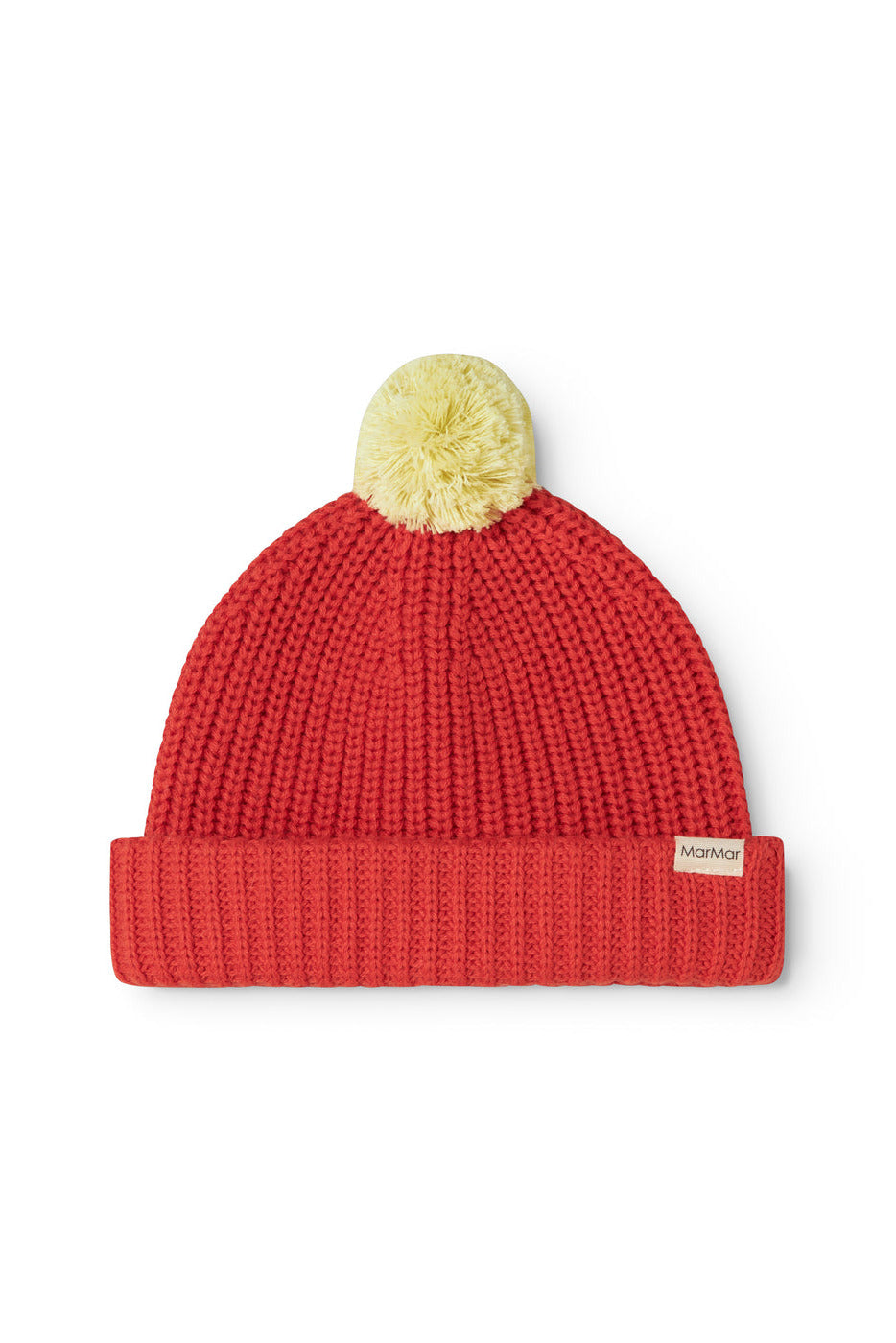 Atlas Pompom Hat - Pomegranate