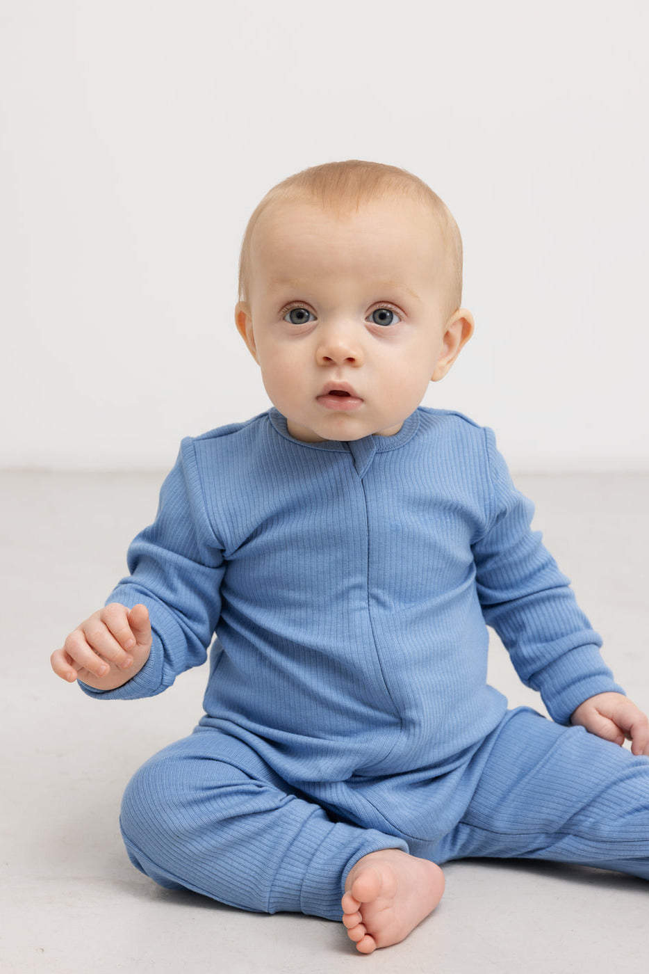 Rompy Zip Jumpsuit - Blue Heaven