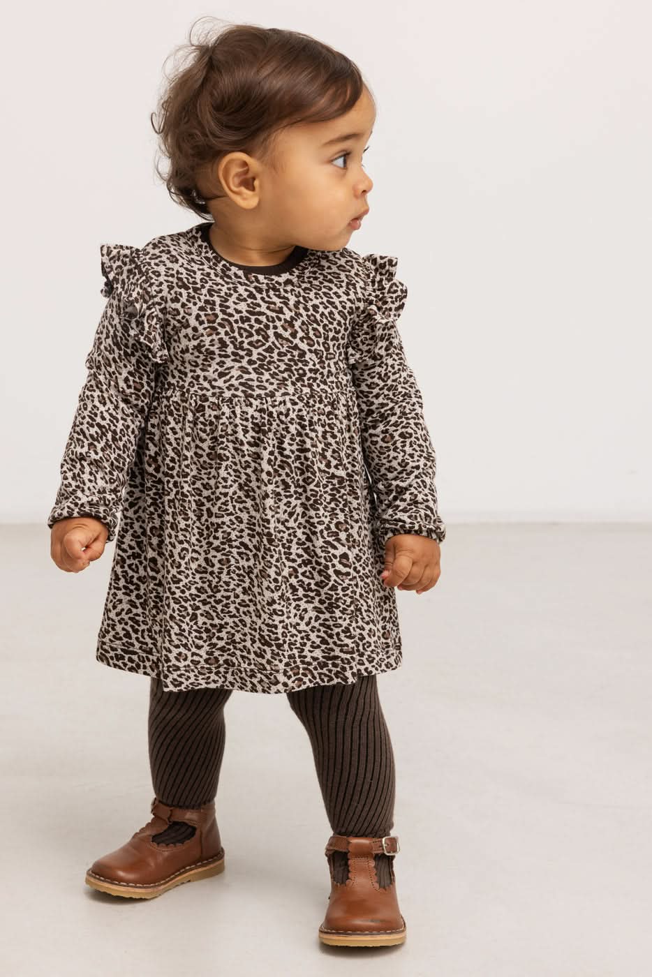 Leo Ramona Body Dress - Dark Brown Leo