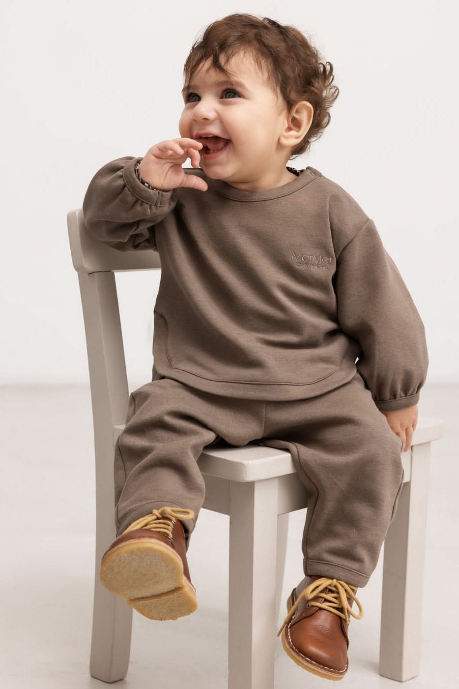 Toan Baby Sweatshirt - Dusty Brown