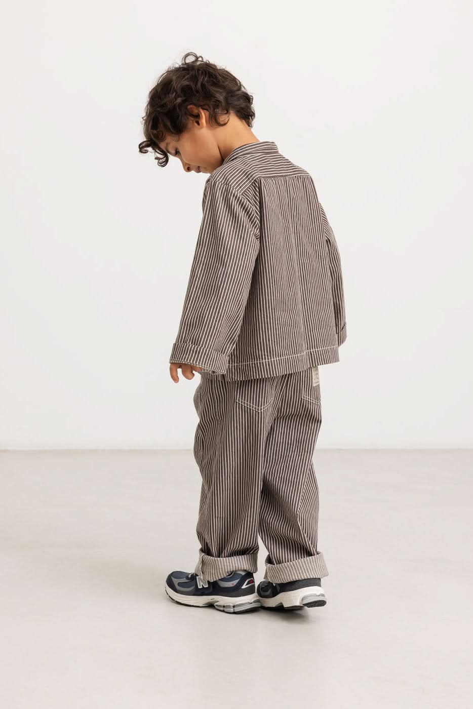 Tovan Shirt - Dark Brownie Stripe