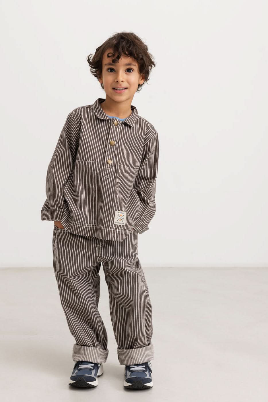 Tovan Shirt - Dark Brownie Stripe