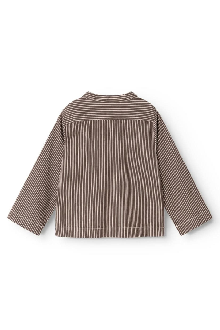 Tovan Shirt - Dark Brownie Stripe