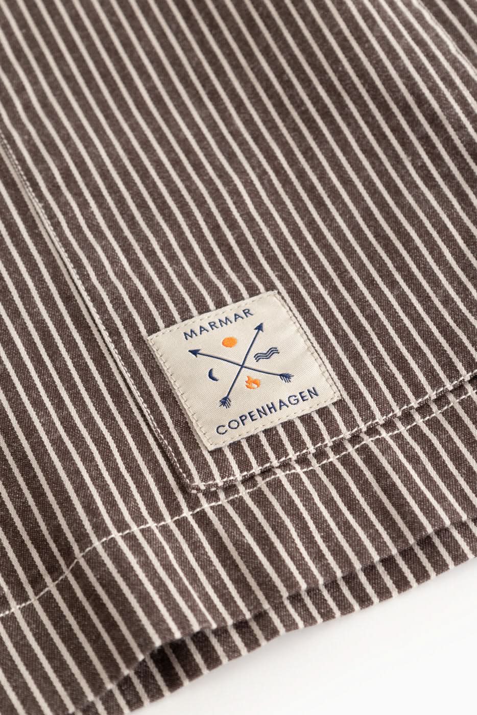 Tovan Shirt - Dark Brownie Stripe