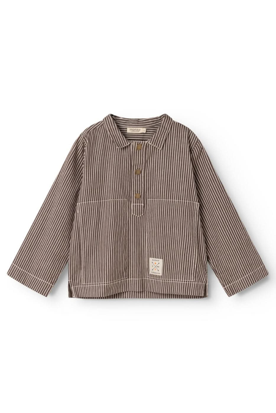 Tovan Shirt - Dark Brownie Stripe