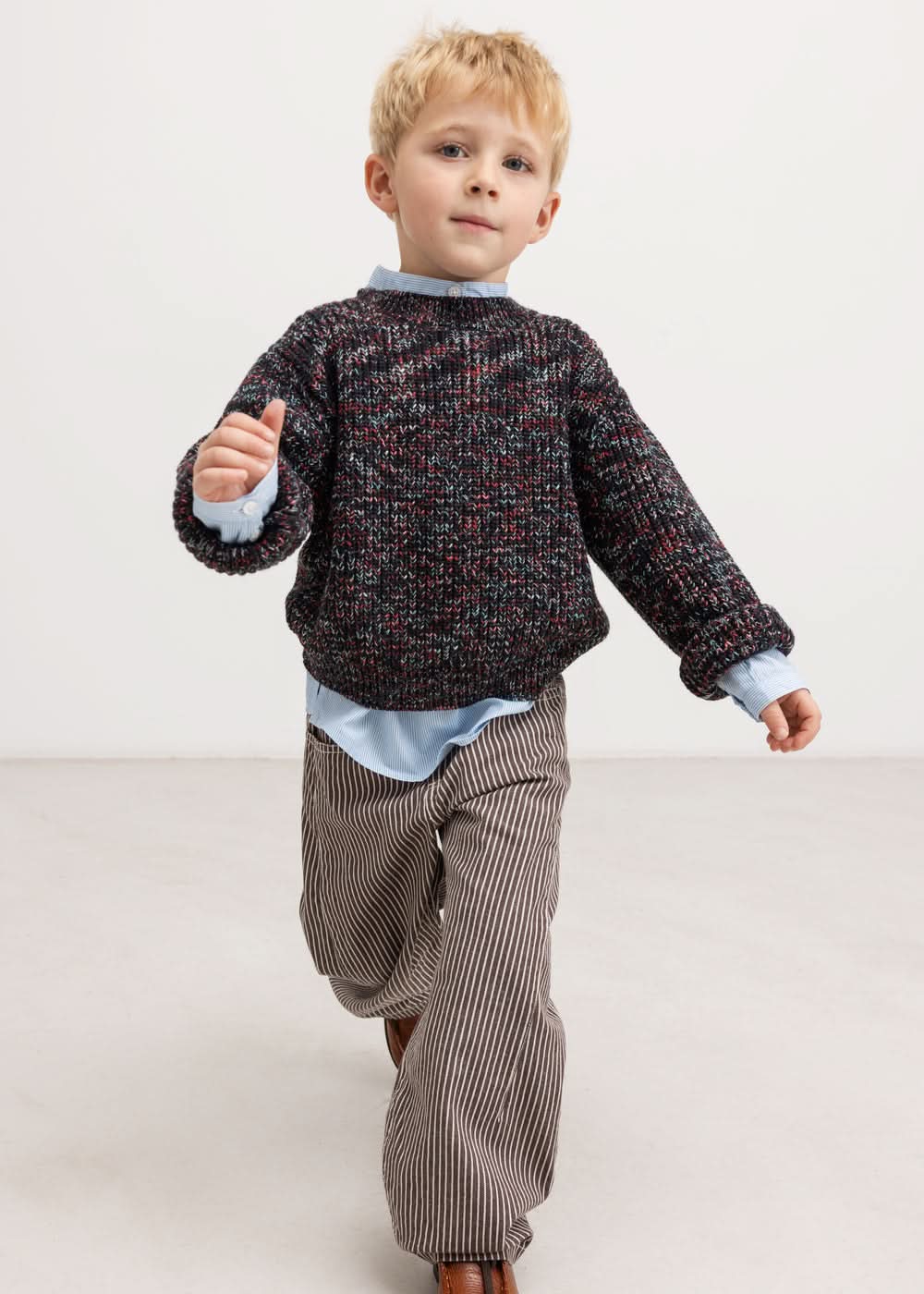 Pando Pants - Dark Brownie Stripe