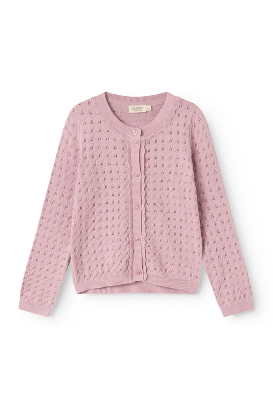 Tilda Wool Cardigan - Soft Berry