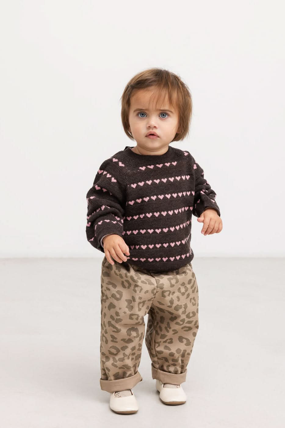 Torin Baby Wool Knit - Rose Frosting Heart