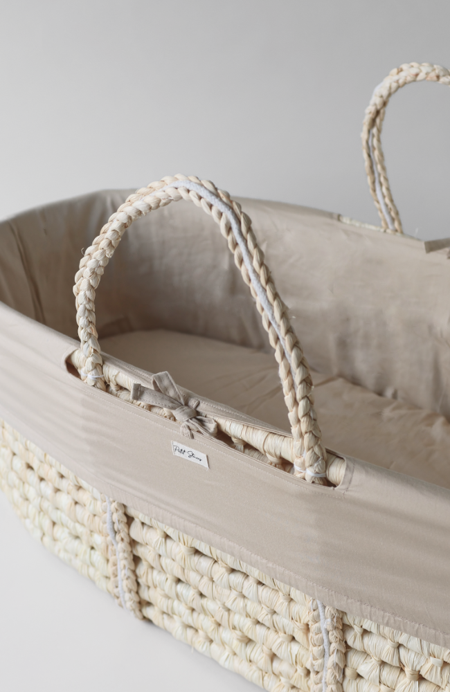 Muslin Moses Bedding - Oat