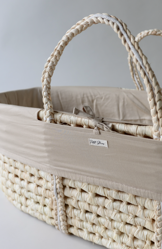 Muslin Moses Bedding - Oat