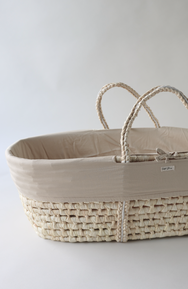 Muslin Moses Bedding - Oat