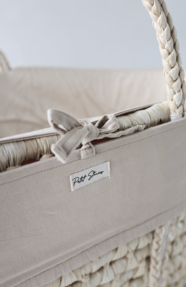 Muslin Moses Bedding - Oat