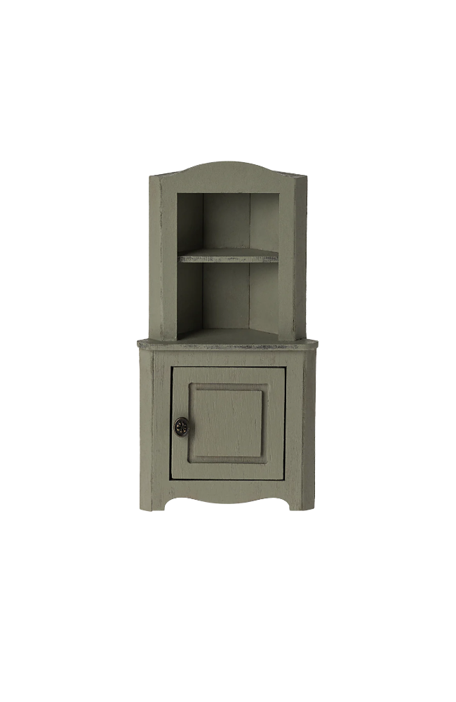 Corner Cabinet, Mouse - Light Green