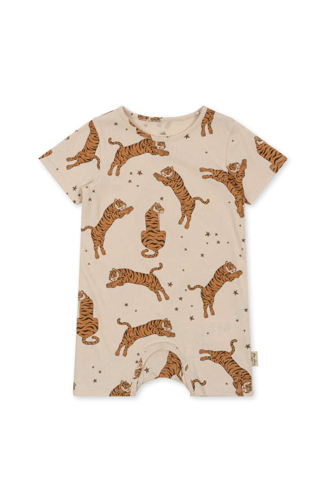 Basic Romper - Tiger Sand